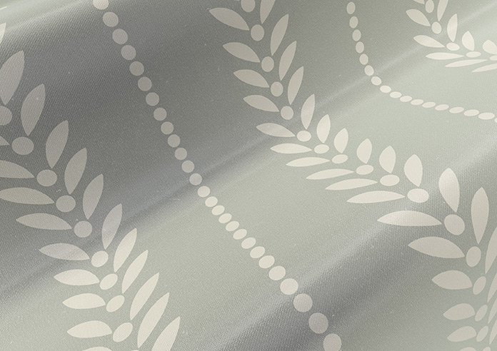 Laurel Stripe, Grey - Twist&Fit Roman Blind - Image 4